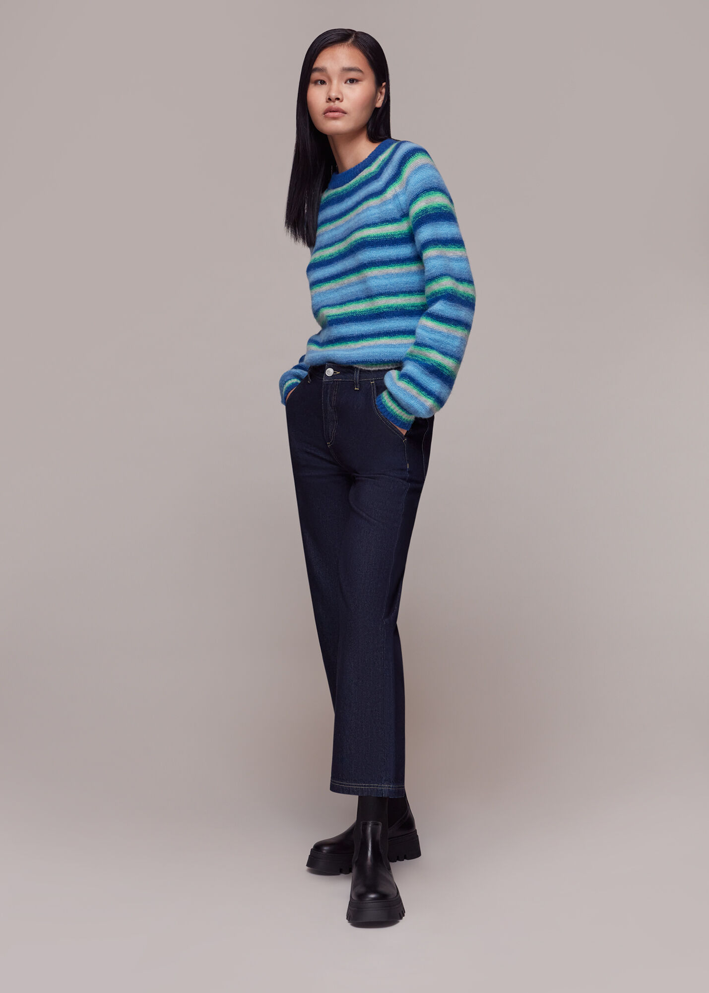 商品画像：doublet】 STRIPE OVERSIZE PULLOVER 23AW54KN133 – ONENESS 3
